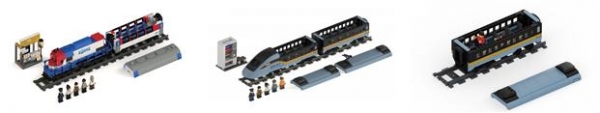 3일부터 판매하는 'NEW 무궁화호(좌, 판매가격 48000원)','KTX-청룡(가운데, 판매가격 48000원)', 'KTX-청룡 객차(우, 판매가격 25000원)'모습.(사진제공=코레일유통)
