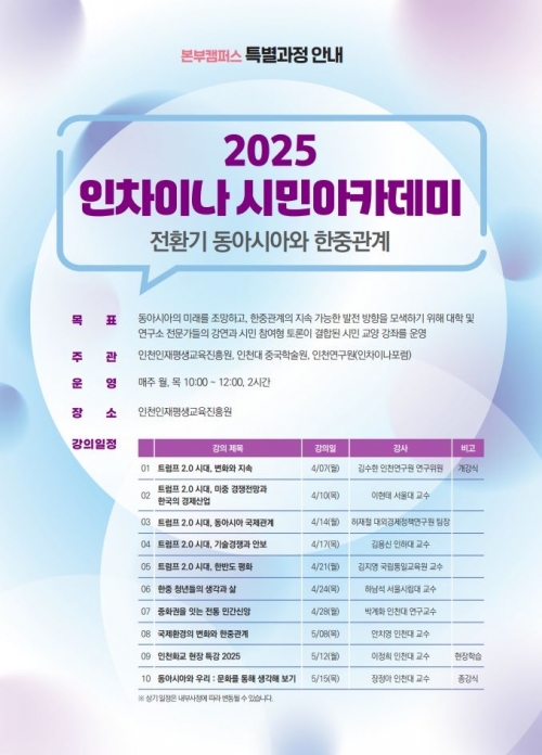 (사진제공=인천대학교)