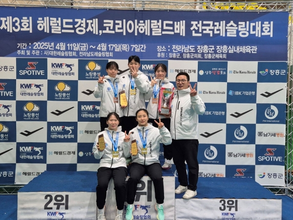 경기주택도시공사(GH) 여자레슬링팀이 올해 두 번째 전국대회에서 금메달 3개, 동메달 2개에 단체전 우승까지 차지하면서 국내 여자레슬링팀 최정상의 입지를 굳건히 다졌다.