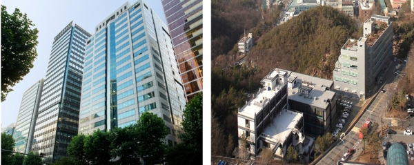 한국발명진흥회와 서울대학교 공과대학 전경