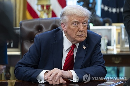 도널드 트럼프 미국 대통령.