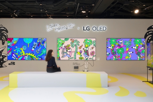 LG전자, '프리즈 뉴욕'서 올레드 TV 신제품 활용 팝아트 전시