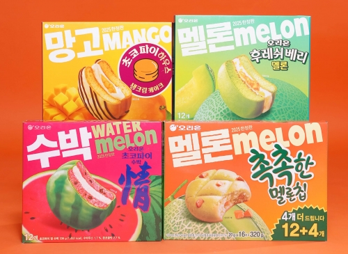 오리온, 과일 맛 담은 한정판 6종 출시