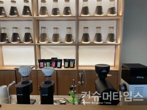 푸에기아1833 청담 갤러리. [사진=김유영 기자]