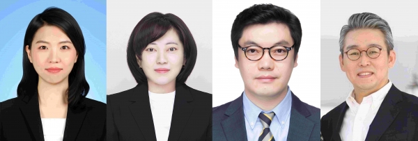 (왼쪽부터) 한국해양과학기술원 김정아 박사, 인하대 최시선 박사, 한국해양과학기술원 임재규 박사, 인하대 김응수 교수.
