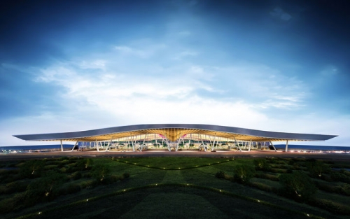 가덕도 신공항 조감도.[가덕도 신공항 사업단]