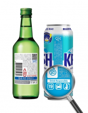 롯데칠성, 주류 라벨에 '책임 음주' 마크 도입