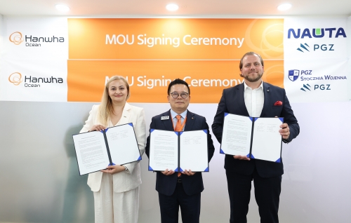 한화오션, 폴란드 현지 조선소와 전략적 협력 MOU