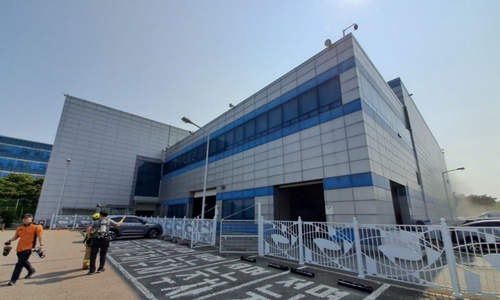 용인 르노코리아 연구소서 차량 테스트 중 화재…1시간40분 만에 완진