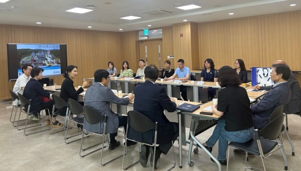 의료미용학과 교육과정 개편 회의 현장 (사진제공=경복대학교)