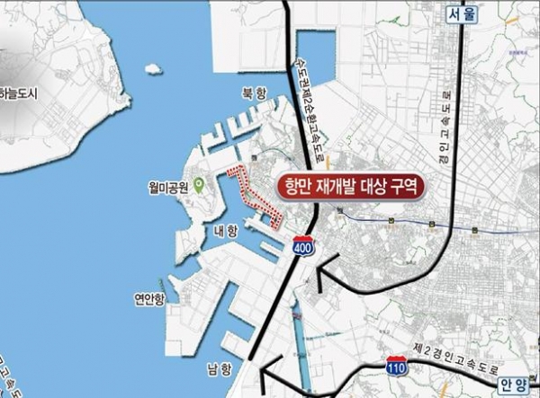 사업 위치도(사진제공=인천시)