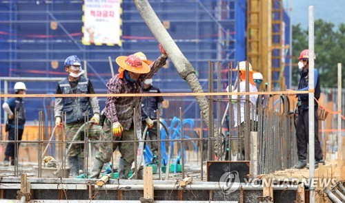 1분기 공사실적 감소폭 외환위기 이후 '최대'