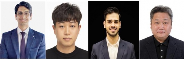 지샨 하이더 박사 / 김성한 박사 / 사이드 나크비 연구원 / 허종완 교수